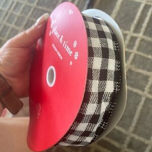 Place & Time Buffalo check ribbon 41.6 yards